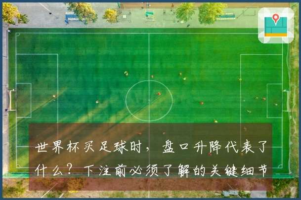世界杯买足球时，盘口升降代表了什么？下注前必须了解的关键细节