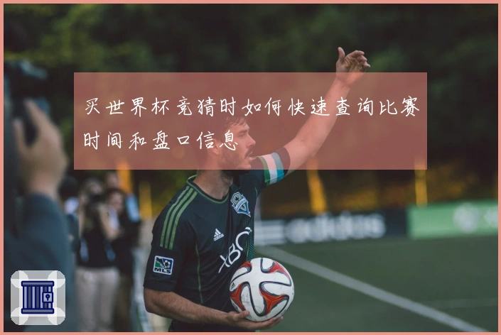 买世界杯竞猜时如何快速查询比赛时间和盘口信息